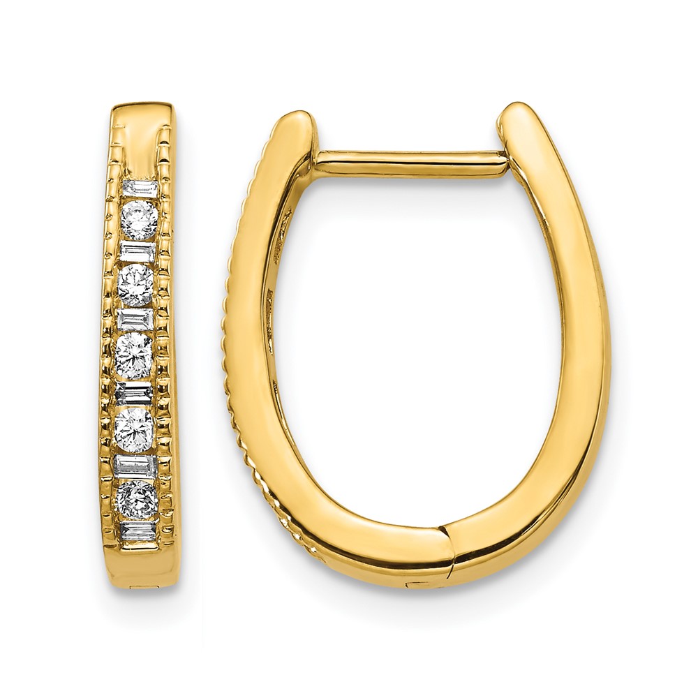 EM5368-025-1YA.jpg 10k Diamond Oval Hinged Hoop Earrings - Image 1