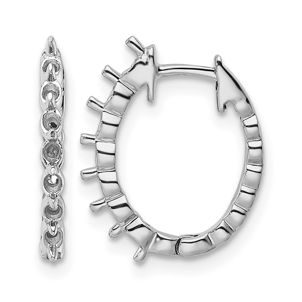 EM5409-050-W.jpg 14k White Gold Diamond Hinged Hoop Earring Mountings - Image 1