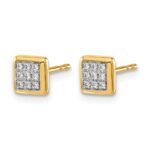 10k Diamond Post Earrings - Image 2