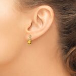 14k Citrine and Diamond Earrings - Image 3