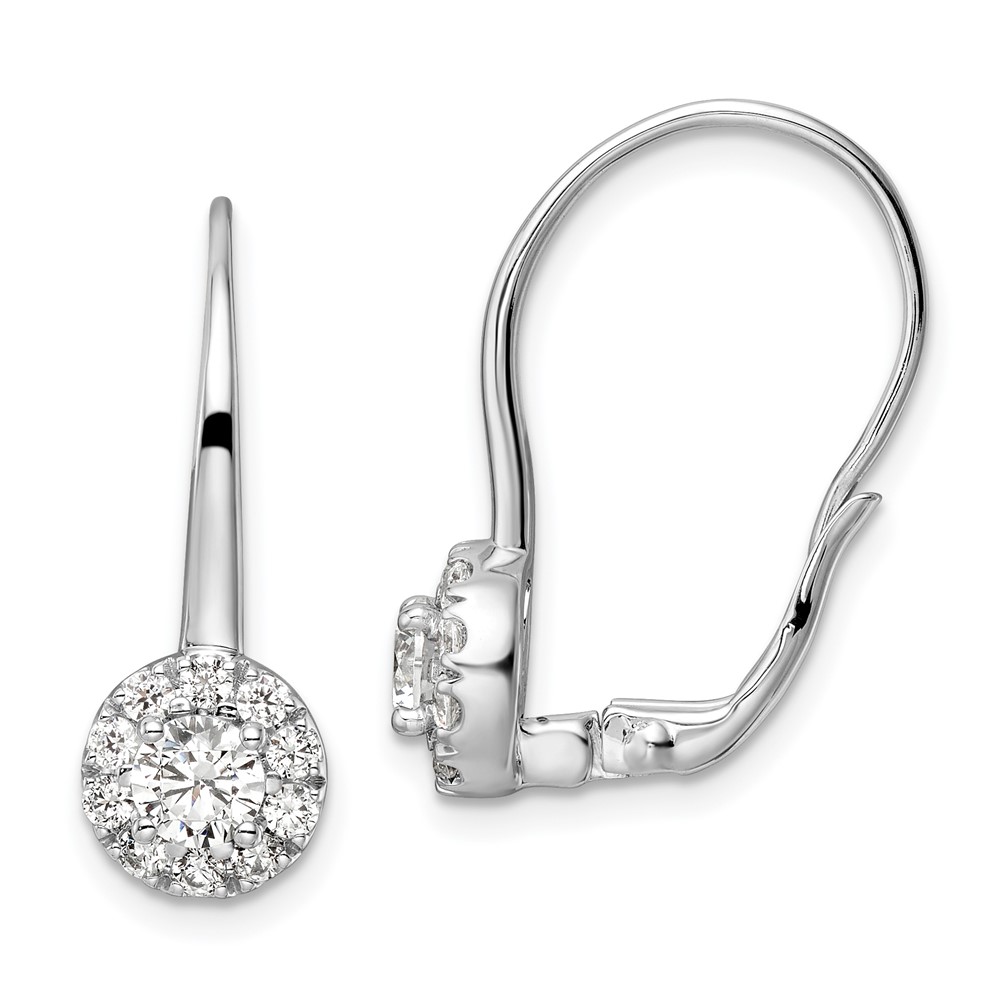 EM8186-150-WAA.jpg 14k White Gold 1 1/2 carat Lab Grown Diamond VS/SI+ G+ Complete Drop Leverback Earrings - Image 1