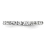 True Origin 14K White Gold 1/2 carat Lab Grown Diamond VS+ F+ Size 4 Complete Eternity Band - Image 3