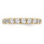 14k 3 carat Lab Grown Diamond VS/SI+ G+ Complete Size 4 Shared Prong Eternity Band - Image 4