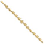 14k Polished Tropical Fish 7.5 inch Bracelet - Image 2