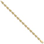 14k Polished Turtle 7.25 inch Bracelet - Image 2