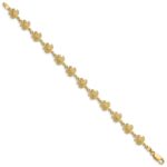 14k Polished Turtle 7 inch Bracelet - Image 2