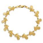 14k Polished Beach Chair 7 inch Bracelet - Image 4