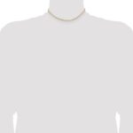 14K 1.8mm Flat Figaro with Lobster Clasp Chain - Image 4