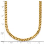 14K 2.5mm Franco with Lobster Clasp Chain - Image 7