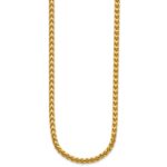 14K 3.7mm Franco with Fancy Lobster Clasp Chain - Image 2