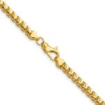 14K 3.7mm Franco with Fancy Lobster Clasp Chain - Image 3