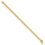 14k Faceted 5mm San Marco Bracelet - Image 2