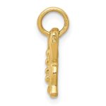 14k Solid Polished Butterfly Charm - Image 2