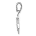 14k White Gold Star Of David Pendant - Image 2