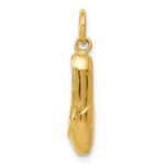14k 3-D Ballet Slipper Pendant - Image 2