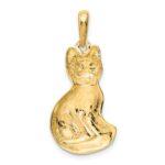 14k Cat Pendant - Image 3