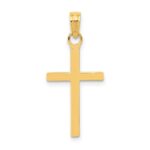14k Polished Cross Pendant