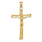 14k Rugged Tree Crucifix Pendant - Image 3