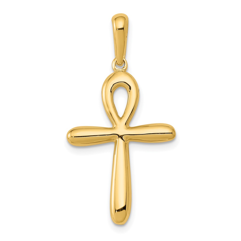 K2277.jpg 14k Ankh Cross Pendant - Image 1