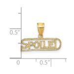 14K SPOILED Pendant - Image 3