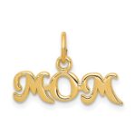 14k MOM Charm