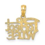 14k PERFECT WIFE Charm - Image 4