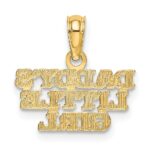 14k DADDYS LITTLE GIRL Charm - Image 4