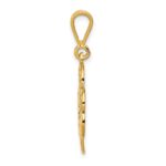 14k Trinity Clover Pendant - Image 2
