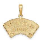 14k Aces Playing Cards Pendant - Image 3