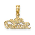 14k #1 TEACHER Charm - Image 4