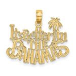 14K ITS BETTER IN THE BAHAMAS Charm