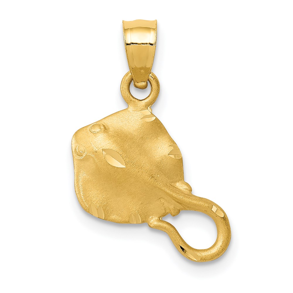 K2922.jpg 14K Stingray Pendant - Image 1