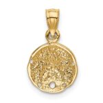 14K Sand Dollar Pendant - Image 3