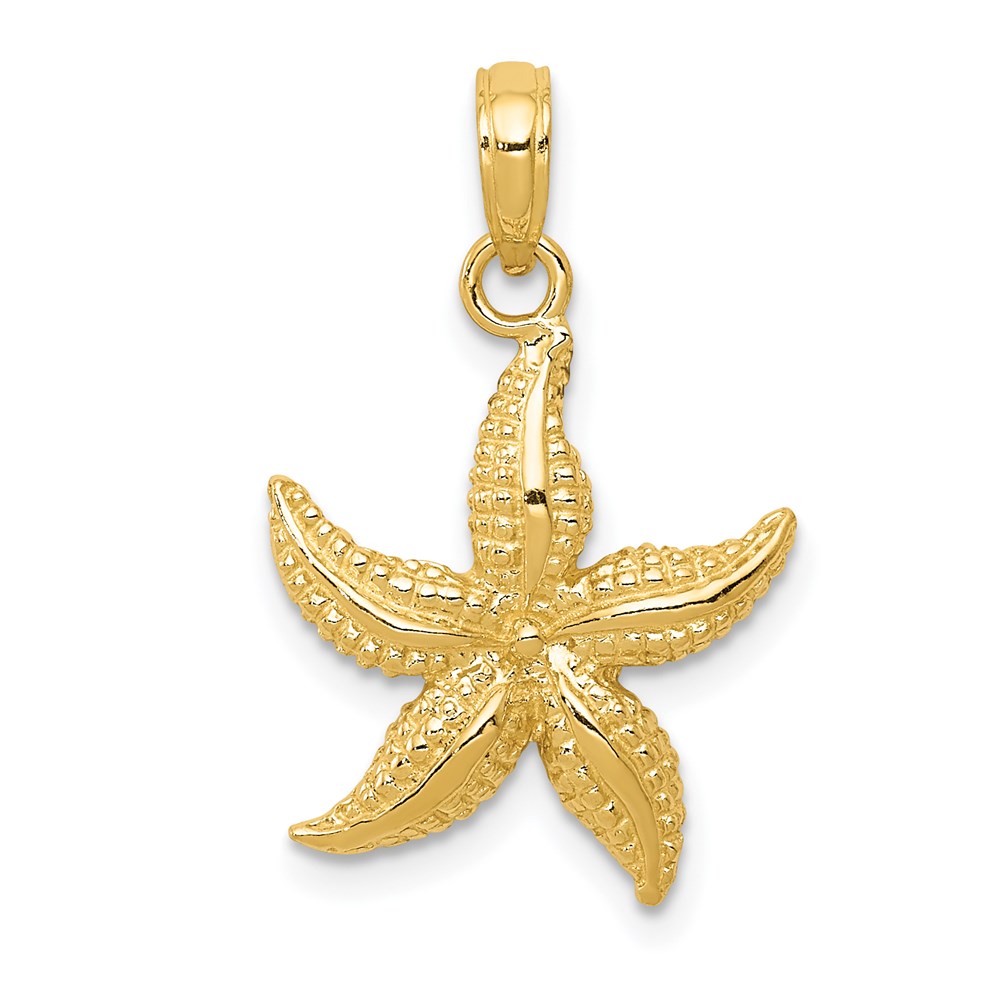 K2940.jpg 14k Starfish Pendant - Image 1