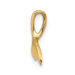 14k Whale Tail Chain Slide - Image 2
