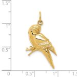 14k Yellow Gold Parrot Charm - Image 4