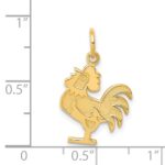 14k Rooster Charm - Image 3
