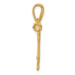 14k Textured Welsh Corgi Dog Pendant - Image 2