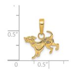 14k Dog Pendant - Image 4