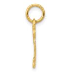 14k Key Letter B Initial Charm - Image 2