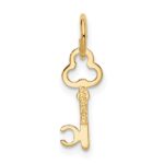 14k Key Letter C Initial Charm - Image 3