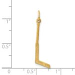 14k Goalie Stick Charm - Image 4
