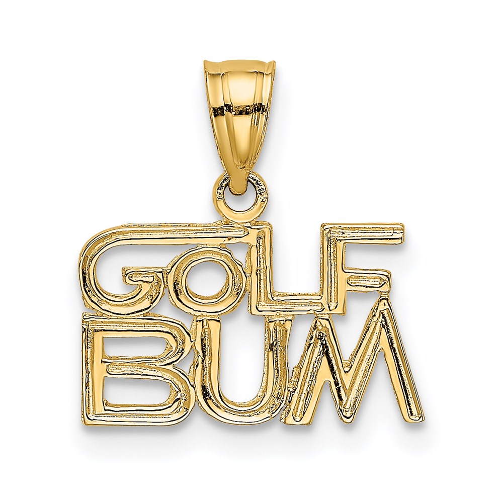 K3557.jpg 14K GOLF BUM Charm - Image 1