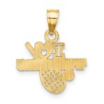 14K I HEART TENNIS Charm - Image 4