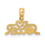 14K I HEART SOCCER Charm - Image 4