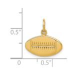 14k Football Charm - Image 4