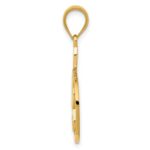 14k G Treble Clef Musical Note Pendant - Image 2