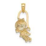 14k Girl with Jump Rope Charm - Image 4