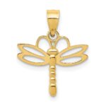 14k Dragonfly Pendant
