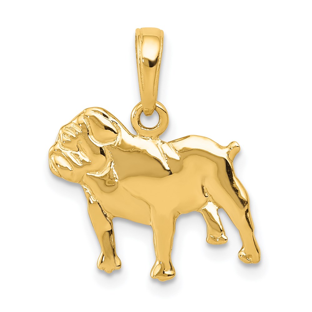 K4858.jpg 14k Bulldog Charm - Image 1